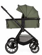 Adamex Carucior 2 in 1 pentru copii Nova premium doua piese distincte suspensii maner reglabil roti mari anti-pana greutate maxim admisa 22 kg accesorii incluse Verde