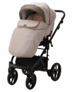 Adamex Carucior 3 in 1 Monaco Linen EcoLeather CR246 Sand Brown scoica testata ADAC suspensii maner reglabil suport reglabil pentru picioare accesorii incluse