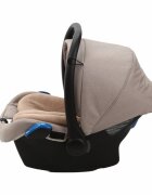 Adamex Carucior 3 in 1 Monaco Linen EcoLeather CR246 Sand Brown scoica testata ADAC suspensii maner reglabil suport reglabil pentru picioare accesorii incluse