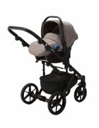 Adamex Carucior 3 in 1 Monaco Linen EcoLeather PS15 Brown Sugar scoica testata ADAC suspensii maner reglabil suport reglabil pentru picioare accesorii incluse