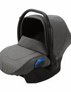 Adamex Carucior 3 in 1 Monaco Linen EcoLeather PS5 Graphite Grey scoica testata ADAC suspensii maner reglabil suport reglabil pentru picioare accesorii incluse
