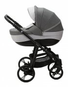 Adamex Carucior 3 in 1 Neonex TIP48C Stone Gray scaun auto iSize spatar reglabil pana la orizontala landou cu spatar reglabil suspensii accesorii incluse