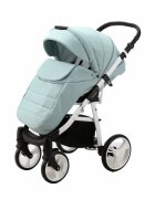 Adamex Carucior 3 in 1 Neonex TIP56B Green Mint scaun auto iSize spatar reglabil pana la orizontala landou cu spatar reglabil suspensii accesorii incluse