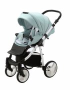 Adamex Carucior 3 in 1 Neonex TIP56B Green Mint scaun auto iSize spatar reglabil pana la orizontala landou cu spatar reglabil suspensii accesorii incluse