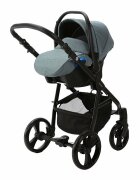 Adamex Carucior 3 in 1 Neonex TK54C Niagara Mist scaun auto iSize spatar reglabil pana la orizontala landou cu spatar reglabil suspensii accesorii incluse