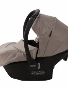 Adamex Carucior 3 in 1 Neonex TK72C Ferrara Beige scaun auto iSize spatar reglabil pana la orizontala landou cu spatar reglabil suspensii accesorii incluse