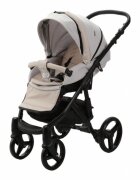 Adamex Carucior 3 in 1 pentru copii Barletta LinenEcoleather PS27 Atacama Sand cu copertina reglabila manere de transport spatar reglabil omologat R129