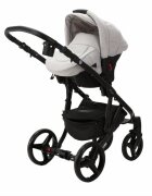 Adamex Carucior 3 in 1 pentru copii Barletta LinenEcoleather PS27 Atacama Sand cu copertina reglabila manere de transport spatar reglabil omologat R129