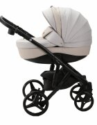 Adamex Carucior 3 in 1 pentru copii Barletta LinenEcoleather PS27 Atacama Sand cu copertina reglabila manere de transport spatar reglabil omologat R129