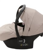 Adamex Carucior 3 in 1 pentru copii Barletta Y847 Cafe Latte cu scaun auto iSize landou cu suport de cap reglabil pe inaltime parte sport reglabila pana la orizontala suspensii