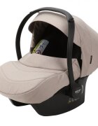 Adamex Carucior 3 in 1 pentru copii Barletta Y847 Cafe Latte cu scaun auto iSize landou cu suport de cap reglabil pe inaltime parte sport reglabila pana la orizontala suspensii