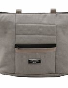 Adamex Carucior 3 in 1 Rimini Alu tip Collection Linen EcoLeather camel beige cu scaun iSize parte sport reglabila pana la orizontala cadru cu suspensii landou cu suport de cap reglabil pe inaltime