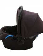 Adamex Carucior 3 in 1 Rimini Alu tip Collection Linen EcoLeather frozen raspberry cu scaun iSize parte sport reglabila pana la orizontala cadru cu suspensii landou cu suport de cap reglabil pe inaltime