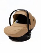 Adamex Carucior 3 in 1 Rimini Alu Tip Collection Linen EcoLeather RY83 Beige Caramel scoica testata ADAC suspensii maner reglabil suport reglabil pentru picioare accesorii incluse