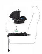 Adamex Carucior 4 in 1 Olivia cu baza Isofix Linen EcoLeather BR260 Grey Fox landou cu suport de cap reglabil pe inaltime parte sport reglabila pana la orizontala suspensii SAS