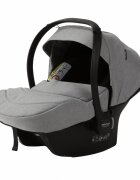 Adamex Carucior 4 in 1 Olivia cu baza Isofix Linen EcoLeather BR260 Grey Fox landou cu suport de cap reglabil pe inaltime parte sport reglabila pana la orizontala suspensii SAS