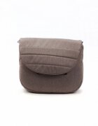 Adamex Carucior pentru copii 2 in 1 Lanti PS110 Pliabil landou cu salteluta copertina reglabila roti frontale pivotante cu dubla suspensie si husa de ploaie inclusa Linen EcoLeather Coffee Bean