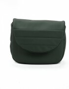 Adamex Carucior pentru copii 2 in 1 Lanti SD41 pliabil landou cu salteluta copertina reglabila roti frontale pivotante 360 cu dubla suspensie si husa de ploaie inclusa Full EcoLeather Green Black