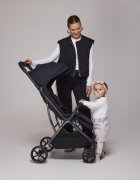 Adamex Carucior sport autofold Zoom Negru pliere compacta cu o singura mana pana la 22 kg 6 luni+
