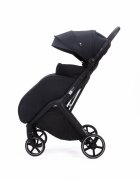 Adamex Carucior sport pentru copii Bello Midnight Black tip troller pliere automata copertina XXL pana la 22 kg 6 luni+