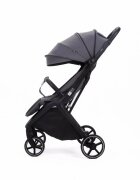 Adamex Carucior sport pentru copii Bello Platinum Gray tip troller pliere automata copertina XXL pana la 22 kg 6 luni+
