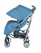 Adamex Carucior sport pentru copii Quatro Evo Albastru 6-36 luni cadru din aluminiu