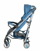 Adamex Carucior sport pentru copii Quatro Evo Albastru 6-36 luni cadru din aluminiu