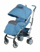 Adamex Carucior sport pentru copii Quatro Evo Turcoaz 6-36 luni cadru din aluminiu
