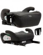 Adamex Inaltator auto pentru copii isofix Jazz omologat R129 i-Size bare isofix reglabile suport pahar husa detasabila 125-150 cm sau 22-36 kg Gri