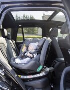 Adamex Scaun auto pentru copii cu isofix 4 in 1 Trip omologat R129 i-Size rotativ cu picior de fixare 12 niveluri de ajustare a suportului pentru cap 40-150 cm sau 0-12 ani Gri