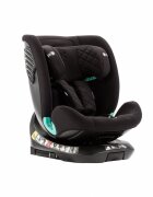Adamex Scaun auto pentru copii cu isofix 4 in 1 Trip omologat R129 i-Size rotativ cu picior de fixare 12 niveluri de ajustare a suportului pentru cap 40-150 cm sau 0-12 ani Negru