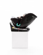 Adamex Scaun auto pentru copii cu isofix 4 in 1 Trip omologat R129 i-Size rotativ cu picior de fixare 12 niveluri de ajustare a suportului pentru cap 40-150 cm sau 0-12 ani Negru