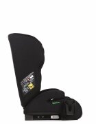 Adamex Scaun auto si inaltator 2 in 1 Kayo Negru cu isofix omologat R129 i-Size matlasat suport pahar 100-150 cm