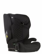 Adamex Scaun auto si inaltator 2 in 1 Kayo Negru cu isofix omologat R129 i-Size matlasat suport pahar 100-150 cm
