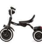 Adamex Tricicleta clasica pentru copii Warrior cu far si sunete portbagaj cu capac omologata EN71 cadru din otel pana la 25 kg Negru
