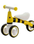 Adamex Tricicleta pentru copii Animals fara pedale cu 3 roti sistem de blocare a rotirii ghidonului testata EN71 pentru interior exterior sezut moale +12 luni Bee