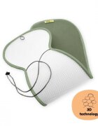 Aeromoov Protectie antitranspiratie scaun auto grupa 2-3 bumbac organic Moss