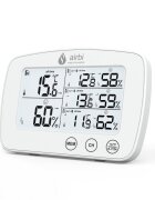 AIRBI Termometru si higrometru digital cu 3 transmitatoare wireless externe Trio BI1030