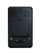 AIRBI Termometru si higrometru digital Frame de camera ceas cu alarma si suport expandabil negru BI1050