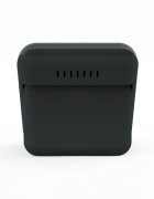 AIRBI Termometru si higrometru digital smile de camera ecran LCD suport expandabil cu magnet negru