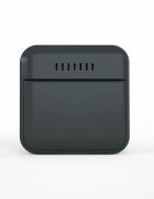AIRBI Termometru si higrometru digital smile de camera ecran LCD suport expandabil cu magnet negru