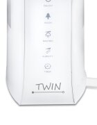 AIRBI Umidificator cu ionizare si difuzor arome TWIN alb BI3222