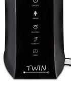 AIRBI Umidificator cu ionizare si difuzor arome TWIN negru BI3221