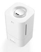 AIRBI Umidificator cu ultrasunete Cuboid Alb afisaj umiditate temporizator difuzor aromaterapie mod nocturn