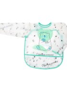 Akuku Baveta impermeabila cu maneci Ursulet Verde 33x35 cminchidere cu velcromaterial EVAbuzunar larg pentru captarea resturilor