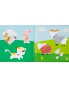 Akuku Carticica magica Farm cu 10 paginimateriale siguredimensiune 15x15 cmvarsta recomandata peste 6 luni