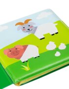 Akuku Carticica magica Farm cu 10 paginimateriale siguredimensiune 15x15 cmvarsta recomandata peste 6 luni