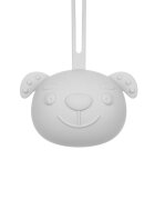 Akuku Cutiuta pentru suzete Catelus cu agatatoaremateriale sigura fara bpa snur special ce permite agatarea la caruciorpatutscaun auto