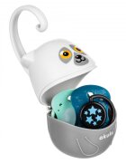 Akuku Cutiuta pentru suzete Lemur cu agatatoaremateriale sigura fara bpa codita tip maner special ce permite agatarea la caruciorpatutscaun auto dimensiune 13x65x65 cm
