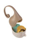 Akuku Cutiuta pentru suzete Maimutica cu agatatoaremateriale sigura fara bpa codita tip maner special ce permite agatarea la caruciorpatutscaun auto dimensiune 13x85x55 cm